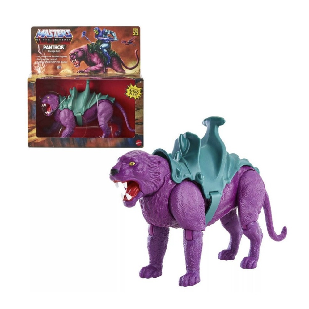 Masters of the Universe Origins Panthor Loyal Panther to‎ Skeletor New